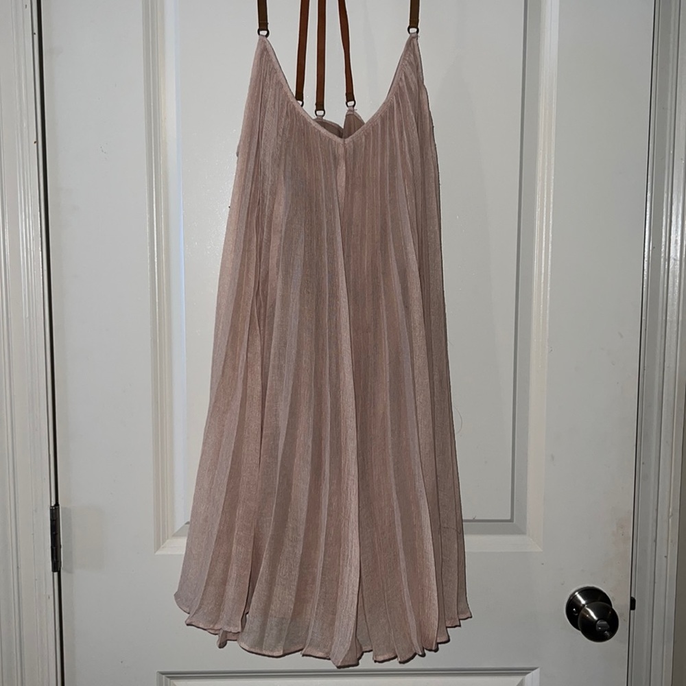 BCBGmaxazria Cayanne Pleated Strapless Mini Dress